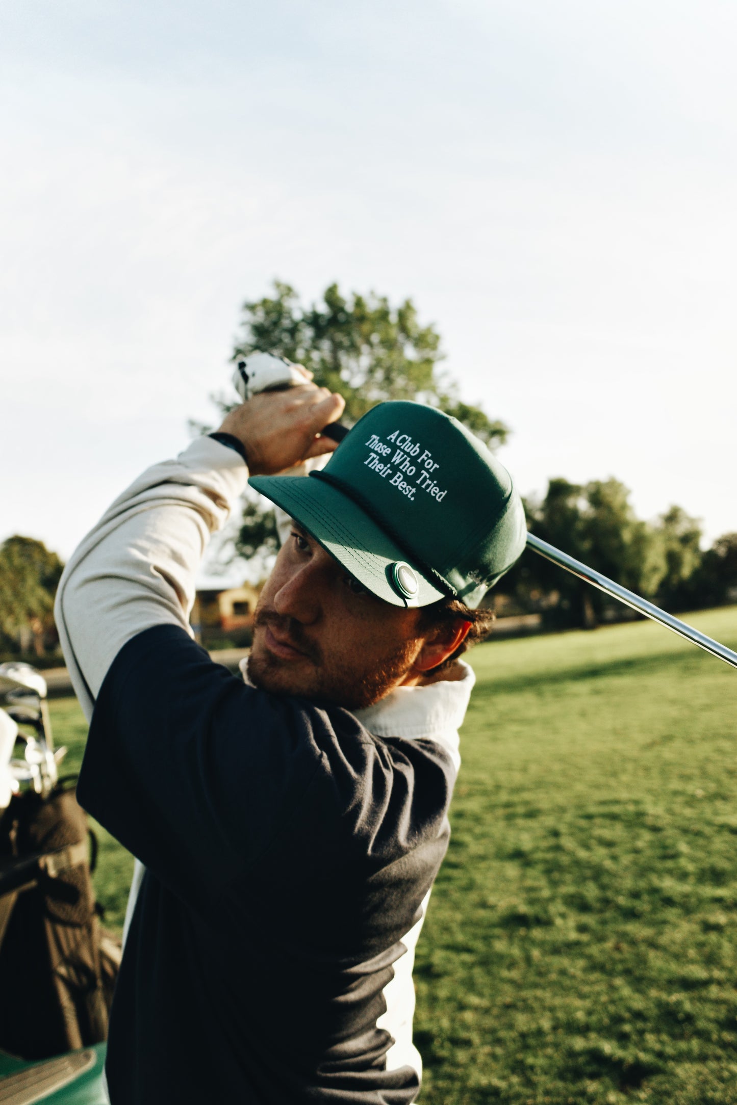 Club Members Snapback - fairway Green