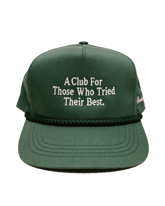 Club Members Snapback - fairway Green