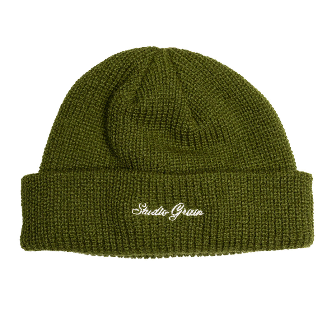 Fisherman beanie - green