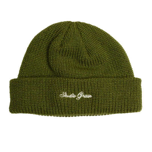 Fisherman beanie - green